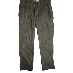 Carhartt Men's Relaxed Fit Twill Utility Work Pant Green BN3224-M Size 36 34